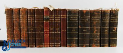 1915-1922 The Badminton Magazines of Sports & Pastimes, full and part years to include golf articles