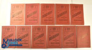 11 x The Belgravian - Official Gazette of the Belgrave Harriers Athletics Club - 1936-1940 - 1936