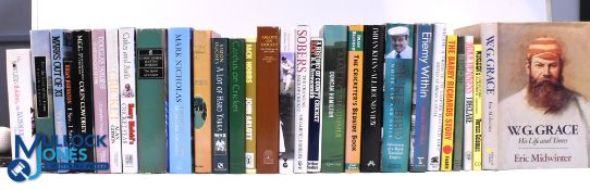 Twenty-nine assorted hardback modern Cricket Books - mixed condition