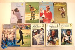 Autographs - Golf Open Championship Programmes 1980 (Signed Gary Player), 1981, 1982, 1983 (Signed