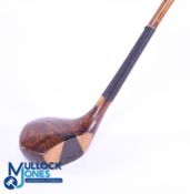 Rare C Butchart dark stained driver with the scare joint showing at the top of the neck rather