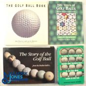 4x Golf Ball Books - The Golf Ball Book 2000 Udo Machat and Larry Dennis, 500 Years of Golf Balls