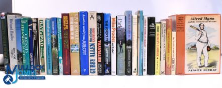 Twenty-eight assorted hardback modern Cricket Books - mixed condition