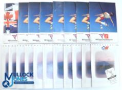18 x 1982 & 1986 Commonwealth Games programmes - 8 x 1982 Brisbane - Opening Ceremony and Athletics,