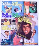 1976 Collection of Golf Monthly Magazines (12) a complete run from January to December -covering the