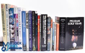 Twenty modern Golf Books including Pelham Golf Year 1981 First Edition, Illustrated History of Golf,