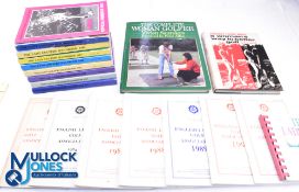 Woman's Golf Publications - Eight editions of the Lady Golfers Handbook 1984-1992, WPGA Handbook