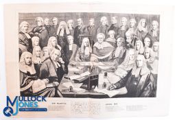 Rare and Original 1890 Graphic Weekly Newspaper featuring 