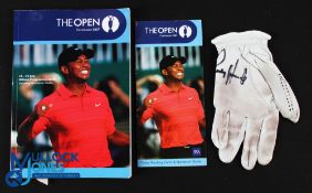 Padraig Harrington 2007 Carnoustie Open Golf Champion worn golf glove and signed (multiple)