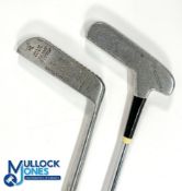 2x Unusual Putters to incl Ben Sayers Benny putter with coated metal steel shaft, with very slim