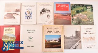 Ten Golf Club Paperback Publications - A History of Golf Clubs in Fife c1990, Donald Ross of