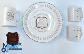 Belgrave Harriers Athletics - Centenary Plate, Tankard and two Mugs in excellent condition and a