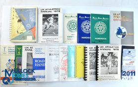 A collection of over 55 Athletics Books, Annuals, Handbooks, Yearbooks, Media Guides, Coaching