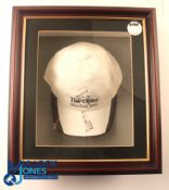 Autograph - Signed Ernie Els 2002 Muirfield Golf Cap - signed in ink to the peak, 'The Open