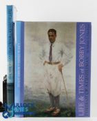 2x Bobby Jones Books - Life and times of Bobby Jones 1995 Sidney L Matthew, and The legend of