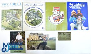 Golf programmes and signed photographs - Piccadilly Tournaments programme 1967, Piccadilly World