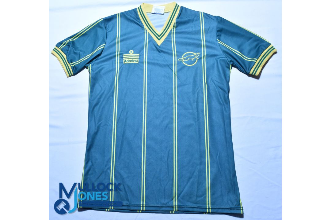 1983-1985 Leicester City FC Away football shirt - Admiral, Size 38/40, Green, Short sleeves, G. - Image 1 of 2