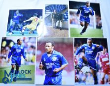 Eighteen Leicester City & Julian Joachim (Leicester, Aston Villa and England) signed press