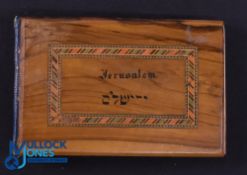 Unusual Souvenir Booklet c1905-14 Being of 12 photograph views of Jerusalem and other places in