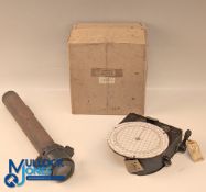 WWII Tank Telescope Sight No.33 MK I I.S 60 GA, plus a boxed unused RAF attachment wind finding tool