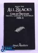 Rugby Book, With the All Blacks in Gt Britain etc, 1924-5: Lovely clean, crisp, attractive example