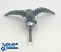 Period Desmo Eagle Car Mascot, car bonnet display in used condition - missing lock nut, otherwise G