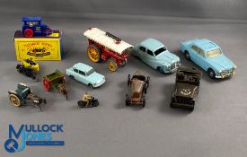 Period Diecast Models, a mixed lot to include Lesney Matchbox, Dinky, modern boxed Lesny Moko model,