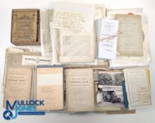 Large tray of mixed ephemera. in need of sorting