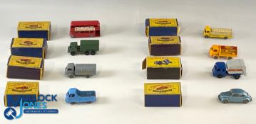 Lesney Matchbox Moko Diecast Cars, a collection of 8 boxed vehicles, to include No.5 Bus, 15