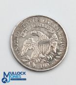 US 1835 Silver Liberty Cap Dime Coin, in good used condition, 2.6g