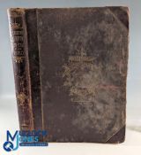 Fullarton's Descriptive Hand Atlas of the World 1873 John Bartholomew - Part worn boards and