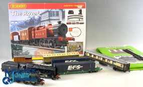 Triang Hornby Peco Train Set, a s Peco track starter set, Triang track pack, Triang large station,