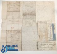 c1809-1830 Nursery & Seedsman Mr Gibbs Piccadilly London: a small collection of letters, receipts,