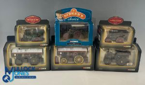 Corgi Vintage Glory of Steam Showman Steam Engine Models, plus one Dibnah's choice model to