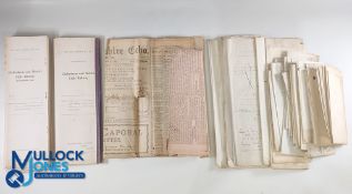 A collection of paperwork relevant to the Cheltenham and District Light Railway Extensions planned