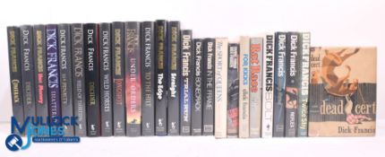 A collection of twenty-five Dick Francis Hardback Books, all are first edition including Dead Cert