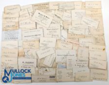 Qty of c1930 Business Cards Trade Cards: mostly from the Birmingham area with others include - noted