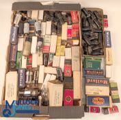Qty Of Vintage Radio Wireless Tubes Mullard, Ever Ready Radio Spares, Brimar, RCA, US Military,