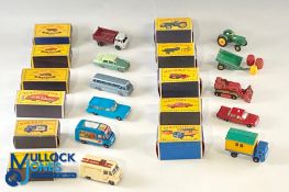 Lesney Matchbox Diecast Cars, a collection of 11 boxed vehicles, to include No.3 Tipper, 29 Austin