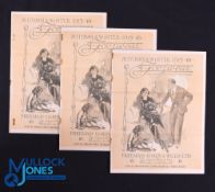 3x Trade Catalogues - Freeman Hardy & Willis Ltd. Autumn & Winter 1915-16. Local branches throughout