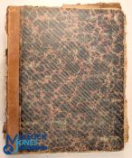 The Walsall Advertiser Newspaper - an extra-large folio of a bound set of the weekly newspaper