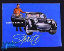 Austin Healey Sprite 1959 Sales Catalogue - An impressive fold out brochure with 7 multi-coloured