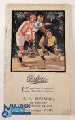 1930s Bukta Sports Clothing Equipment Trade Catalogue: colour illustrated with Ruby and football