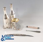Chard Vincy Champagne Advertising Penknife - a fine novelty cruet made by Emanuela & Son, with a P
