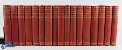 William Harrison Ainsworth collection - a carton of approx 17 titles, all by Ainsworth, c1898,