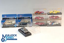 Solido Model Box Brumm Italy Diecast Cars, to include Solido Mercades 300 SL, BMW series 3