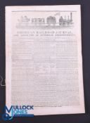 United States - American Railroad Journal - November 2nd 1833 - An early 16 page weekly railway