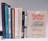 Nine Books on Fishing - Trout Fishing Sourcebook 1996 Mark D Williams, The Illustrated Salar the