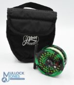 A scarce Abel USA TR-Light Camo alloy trout fly reel, 2 1/2