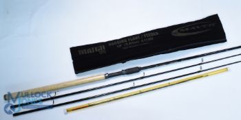 Maver Match Bagging Float/Feeder carbon rod 12ft 2pc with spare variable tip, 22